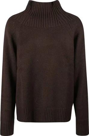 Michael Kors - Solid Turtle Neck Easy Sweater Brown - Größe M - braun
