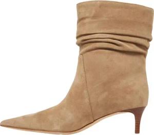 Michael Kors Stiefel - Suede boots - Gr. US_7_5 - in Beige - für Damen