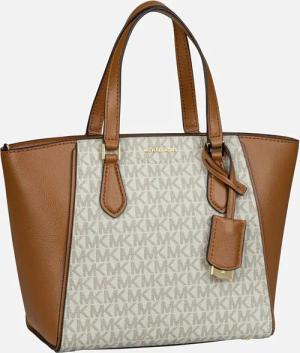 Michael Kors - Taryn Small Convertible MK SIG Vanilla/Acorn - Henkeltasche  , 7.6 l