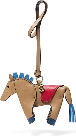 MICHAEL KORS Taschenanhänger HORSE CHARM hellbraun