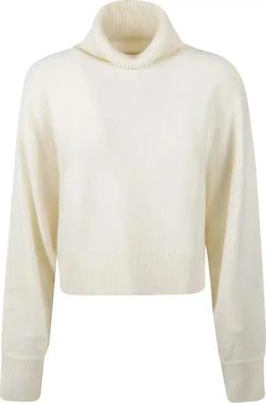 Michael Kors - Turtle Neck Crop Dolman Sweater Nude & Neutrals - Größe XS - beige