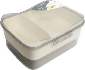Michelino Lunchbox Lunchbox mit Einteiler Brotdose mit Fächern Spülmaschinengeeignet
