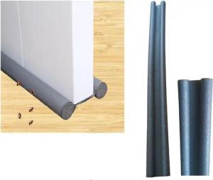 Michelino Zugluftstopper Zugluftstopper mit Doppeldichtung in Schwarz 96x3 cm, 1-tlg.