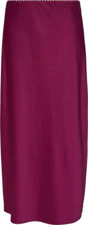 Midi-Rock aus Satin