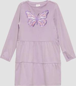 Midikleid mit Wendepailletten