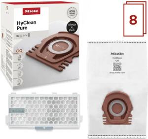 Miele Staubsaugerbeutel XL-Pack Allergy Staubsaugerbeutel HyClean Pure CO, passend für Miele, 9 St., Miele Original Zubehör