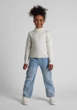 MINOTI Strickpullover Rollkragenpullover aus weichem Strickstoff mit Viskose (2y-14y)