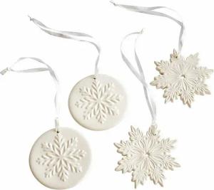 Mirabeau Christbaumschmuck Anhänger 4er Set Jorval weiß, none