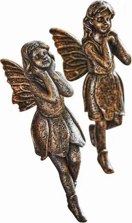 Mirabeau Dekofigur Figur 2er Set Lilly antikbraun