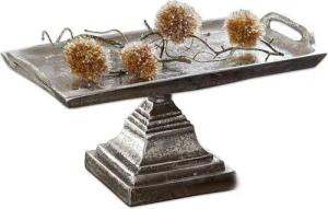 Mirabeau Etagere Etagere Samson silber, Aluminiumguss