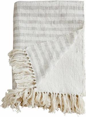 Mirabeau Tagesdecke Plaid Marpent creme/grau