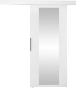 MIRJAN24 Schiebetür Rubi 70 IV (Universell - Links / Rechts), Solide Aluminiumgriffe, Selbstschließsystem, Frontspiegel