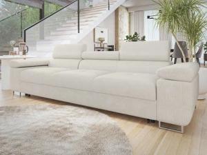 MIRJAN24 Schlafsofa Torezio 3 Bis, mit Schlaffunktion, Einstellbare Kopfstützen, 263x102x70-90 cm