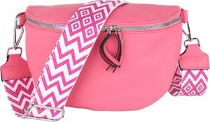 MIRROSI Bauchtasche Damen Taschen, Umhängetasche, Brusttasche, 26x18x9cm Veganes Leder (Schultertasche für jeden Anlass), Crossbody Bag, Bohemian gemusterten& verstellbaren Schulterriemen