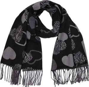 MIRROSI Modeschal weicher und warmer Schal Herz mit Fransen, 67x180cm, (Neue Kollektion Herbst/Winter 2025, ca. 315 Gramm), Damen Halstuch ideal für Herbst und Winter