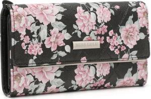 Miss Lulu Geldbörse Damen Portemonnaie Groß, Elegante Geldbörse aus PU-Leder