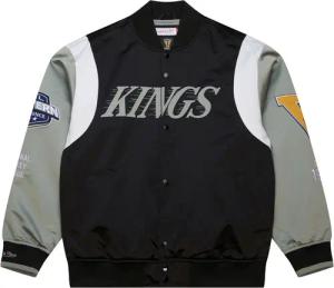 Mitchell & Ness Collegejacke Heavyweight Satin Jacket NHL Los Angeles Kings