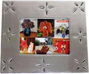 Mitienda Shop Bilderrahmen silberfarben "Miami"  23,5 x 20,5 Fotorahmen
