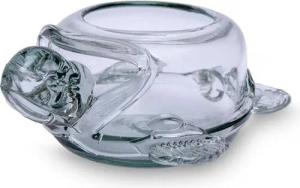Mitienda Shop Blumenschale Schildkröte | Mundgeblasenes Glas aus Mexiko, Terrarium Pflanzgefäß Schildkröte aus Glas