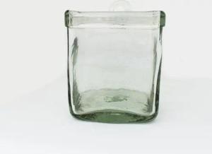 Mitienda Shop Blumenvase, Dekovase aus Glas zum Aufhängen 12cm