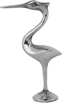 Mitienda Shop Dekofigur Storch, Geschenkidee zur Geburt aus Zinn