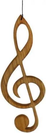 Mitienda Shop Fensterschmuck aus Holz | Violinschlüssel zum Aufhängen