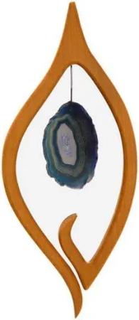 Mitienda Shop Fensterschmuck Segel mit Heilstein - Blauer Achat