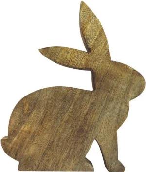 Mitienda Shop Handgemachter Osterhase Willy aus Holz 20cm
