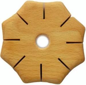 Mitienda Shop Knüpfscheibe aus Holz | Spielzeug und Beschäftigung für Kinder