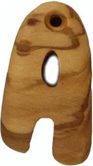 Mitienda Shop Schlüsselanhänger aus Holz Buchstaben A-Z | Holz Anhänger