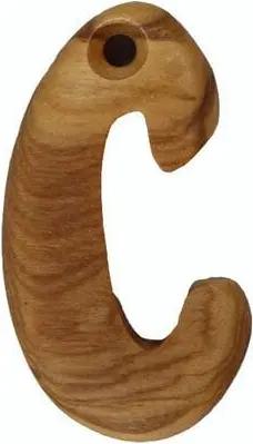 Mitienda Shop Schlüsselanhänger aus Holz Buchstaben A-Z | Holz Anhänger