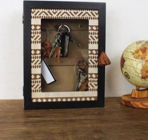 Mitienda Shop Schlüsselkasten aus Holz 'Africa'