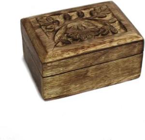 Mitienda Shop Schmuckkästchen aus Nussbaumholz Chiko