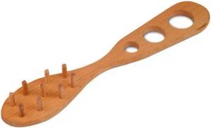 Mitienda Shop Spaghettiheber und -maß aus Holz, handgemacht