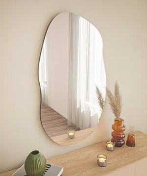 moebel17 Spiegel Spiegel Losa 52x89cm (Einzelmöbel, 1-St., Rahmenloser Wandspiegel mit variabler Aufhängung), Modern, pflegeleicht, vielseitig montierbar, rahmenlos