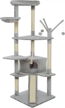 Mondeer Kratzbaum Katzenbaum, 167 cm, mit Kratzsisal