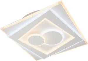 MONDO LED Deckenleuchte STAIRS, 1-flammig, B 53 x T 53 cm, Anpassung der Farbtemperatur, Dimmfunktion, Nachtlichtfunktion, LED fest integriert, Warmweiß, LED Deckenlampe