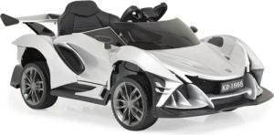 Moni Kinder Elektroauto Flash metallic 4 Motoren, MP3, Fernbedienung, EVA-Reifen silber