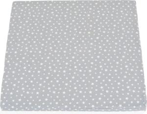 Moni Laufgittermatratze Comfort 88 x 88 x 5 cm, Babybettmatratze, Bezug waschbar grau sterne