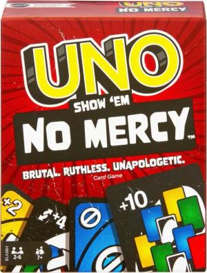 Montegoni Spielwelt UNO Spiele UNO Flip / UNO No Mercy Karten, (UNO Kartenspiel für die Familie, Reisespiel oder Spiel für Erwachsene, Kinder und Familie Karte Brettspiel lustige Uno Geschenke), Doppelseitige Karten,für 2-10 Spieler