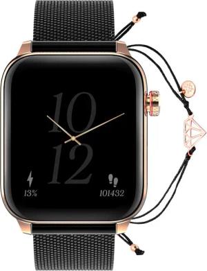 Montre connectée FW64 Oxygen 2 + Bracelet Noire Maxcom