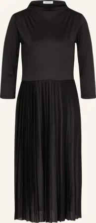 MORE & MORE Jerseykleid mit Plissees und 3/4-Arm