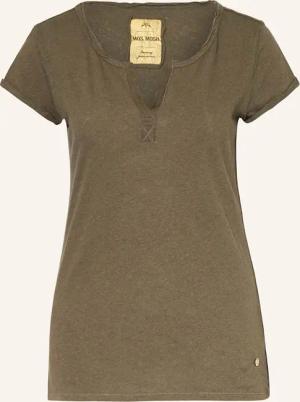 MOS MOSH T-Shirt TROY mit Leinen