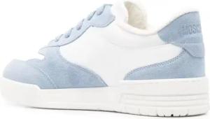 Moschino Low-Top Sneaker - Cornflower Blue Lace-Up Sneakers - Gr. 40 (EU) - in Weiß - für Damen