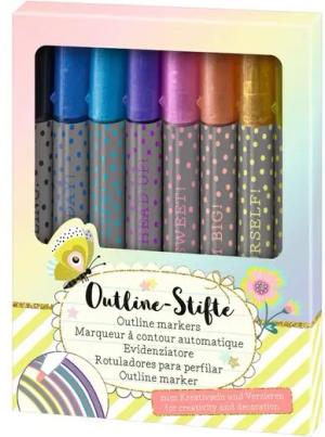 MOSES. VERLAG 26258 Flowers & Friends Outline-Marker