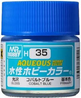 MR. HOBBY H-035 Aqueous Hobby Colors (10 ml) Cobalt Blue