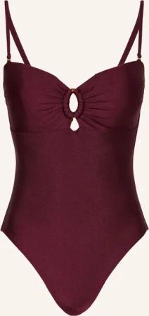 MRS & HUGS Bandeau-Badeanzug mit Cut-outs