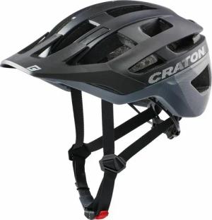 MTB-Fahrradhelm AllRace, schwarz-grau