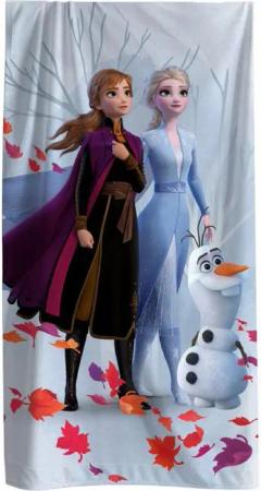 MTOnlinehandel Badetuch Anna & Elsa, 70x140cm, Geschenk für Mädchen, 100% Baumwolle (1-St), Strandtuch Eiskönigin, weich, saugfähig
