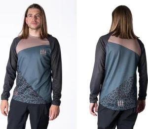 Muc Off Long Sleeve Riders JerseyGrey Stone Leopard XL